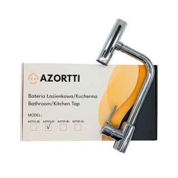 Bateria Kuchenna Chromowana Nablatowa Stojąca Azortti AZT113(S) bateria i pudełko